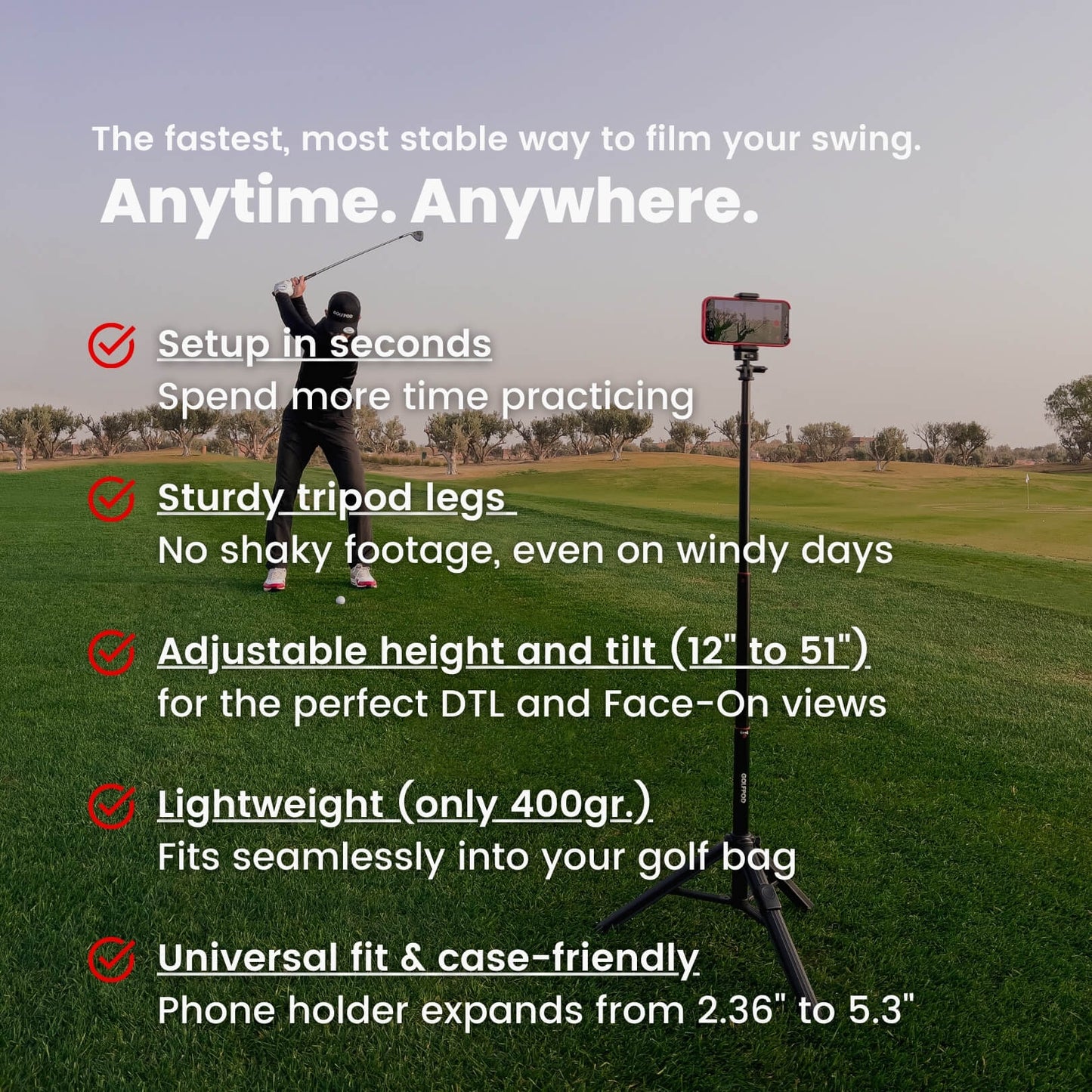 STRIVON POD - THE FASTEST AND EASIEST WAY TO FILM YOUR SWING